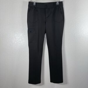 LRL Lauren Ralph Lauren Black Active Pants Size 10 Stretch Cargo Pocket Outdoor